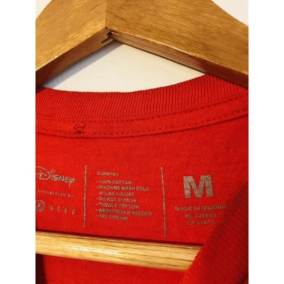Disney Neff Mickey Mouse T Shirt Size Medium M Too Many People Grow Up - Picture 3 of 5